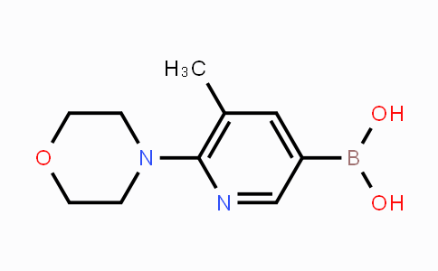 CAS No. 1191062-85-7, (5-Methyl-6-morpholinopyridin-3-yl)boronic acid