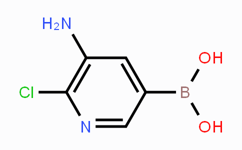 CAS No. 1354697-94-1, (5-Amino-6-chloropyridin-3-yl)boronic acid