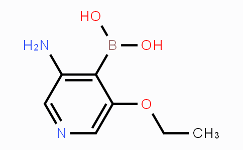 CAS No. 1310405-08-3, (3-Amino-5-ethoxypyridin-4-yl)boronic acid