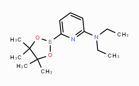 CAS No. 1096689-45-0, N,N-Diethyl-6-(4,4,5,5-tetramethyl-1,3,2-dioxaborolan-2-yl)pyridin-2-amine