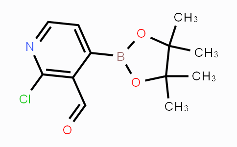 CAS No. 1310404-21-7, 2-Chloro-4-(4,4,5,5-tetramethyl-1,3,2-dioxaborolan-2-yl)nicotinaldehyde