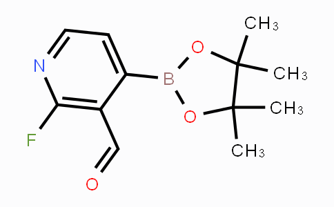 CAS No. 1310384-06-5, 2-Fluoro-4-(4,4,5,5-tetramethyl-1,3,2-dioxaborolan-2-yl)nicotinaldehyde