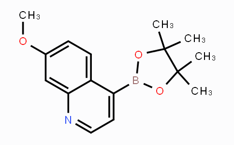 CAS No. 1207894-59-4, 7-Methoxy-4-(4,4,5,5-tetramethyl-1,3,2-dioxaborolan-2-yl)quinoline