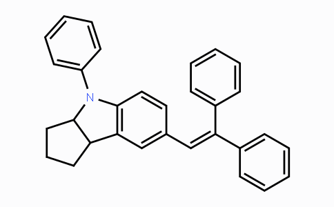 CAS No. 135499-88-6, 7-(2,2-Diphenylvinyl)-4-phenyl-1,2,3,3a,4,8b-hexahydrocyclopenta[b]indole