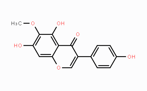CAS No. 548-77-6, 5,7-Dihydroxy-3-(4-hydroxyphenyl)-6-methoxy-4H-chromen-4-one