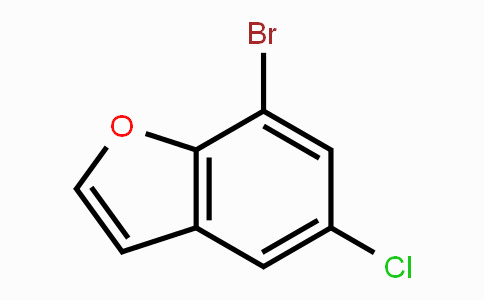 CAS No. 286836-07-5, 7-Bromo-5-chlorobenzofuran