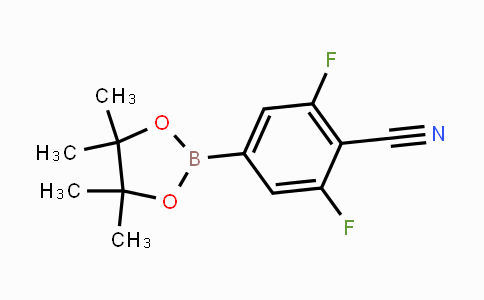 CAS No. 1003298-73-4, 2,6-Difluoro-4-(4,4,5,5-tetramethyl-1,3,2-dioxaborolan-2-yl)benzonitrile