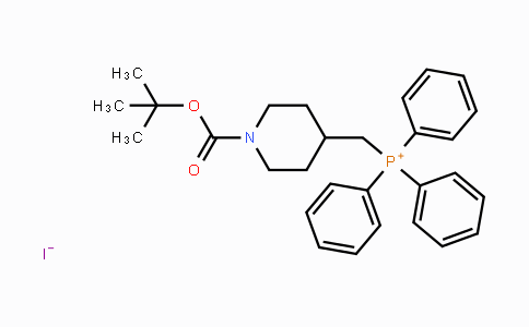 CAS No. 146293-11-0, ((1-(tert-Butoxycarbonyl)piperidin-4-yl)-methyl)triphenylphosphonium iodide
