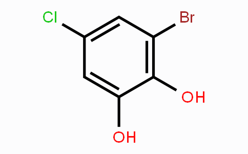 CAS No. 180995-18-0, 3-Bromo-5-chlorobenzene-1,2-diol