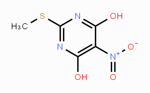 CAS No. 1979-97-1, 2-(Methylthio)-5-nitropyrimidine-4,6-diol
