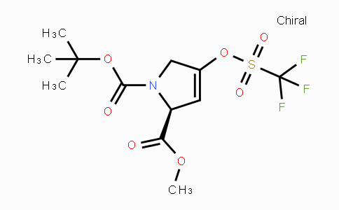 CAS No. 462125-00-4, (S)-1-tert-Butyl 2-methyl 4-(((trifluoromethyl)-sulfonyl)oxy)-1H-pyrrole-1,2(2H,5H)-dicarboxylate