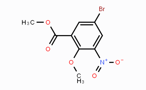 CAS No. 67657-90-3, Methyl 5-bromo-2-methoxy-3-nitrobenzoate