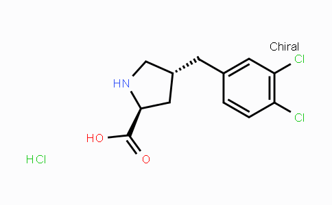 CAS No. 1049742-96-2, (2S,4R)-4-(3,4-Dichlorobenzyl)pyrrolidine-2-carboxylic acid hydrochloride