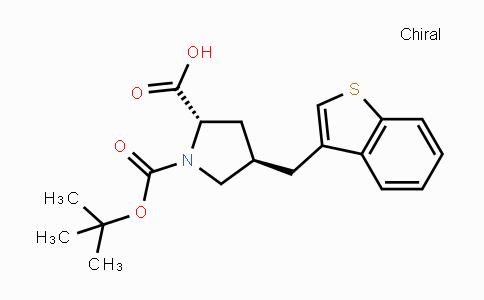 CAS No. 959577-82-3, (2S,4R)-4-(Benzo[b]thiophen-3-ylmethyl)-1-(tert-butoxycarbonyl)pyrrolidine-2-carboxylic acid