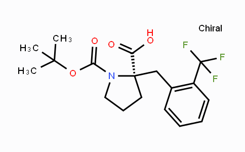 MC115371 | 959576-51-3 | (R)-1-(tert-Butoxycarbonyl)-2-(2-(trifluoromethyl)-benzyl)pyrrolidine-2-carboxylic acid