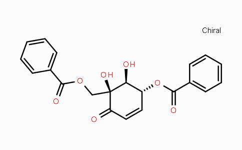 CAS No. 193410-84-3, ((1S,5R,6S)-5-(Benzoyloxy)-1,6-dihydroxy-2-oxocyclohex-3-en-1-yl)methyl benzoate