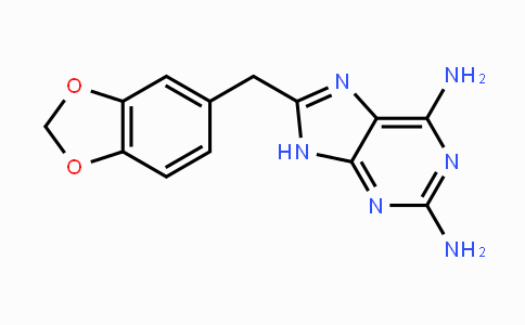 CAS No. 873436-95-4, 8-(Benzo[d][1,3]dioxol-5-ylmethyl)-9H-purine-2,6-diamine