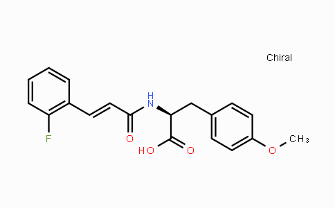 CAS No. 1219039-66-3, (S,E)-2-(3-(2-Fluorophenyl)acrylamido)-3-(4-methoxyphenyl)propanoic acid