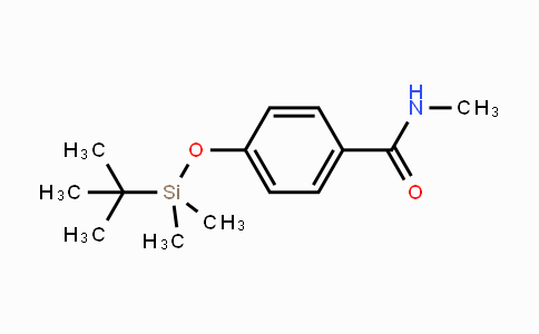 CAS No. 1337980-46-7, 4-((tert-Butyldimethylsilyl)oxy)-N-methylbenzamide