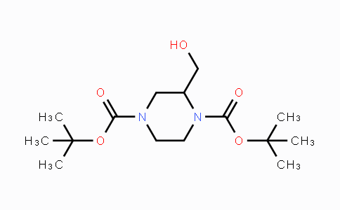 CAS No. 143540-05-0, Di-tert-butyl 2-(hydroxymethyl)-piperazine-1,4-dicarboxylate
