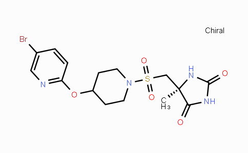 MC115456 | 459814-89-2 | (S)-5-(((4-((5-Bromopyridin-2-yl)oxy)piperidin-1-yl)-sulfonyl)methyl)-5-methylimidazolidine-2,4-dione