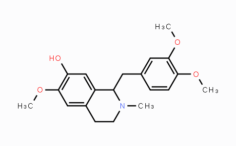 CAS No. 5977-85-5, 1-(3,4-Dimethoxybenzyl)-6-methoxy-2-methyl-1,2,3,4-tetrahydroisoquinolin-7-ol