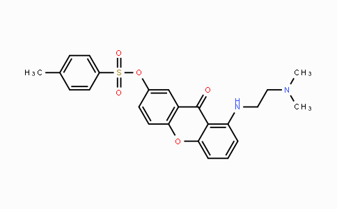 CAS No. 86456-20-4, 8-((2-(Dimethylamino)ethyl)amino)-9-oxo-9H-xanthen-2-yl 4-methylbenzenesulfonate
