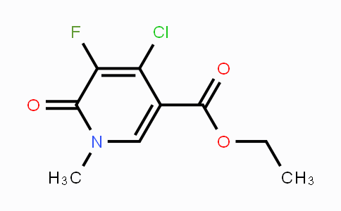 CAS No. 914358-80-8, Ethyl 4-chloro-5-fluoro-1-methyl-6-oxo-1,6-dihydropyridine-3-carboxylate