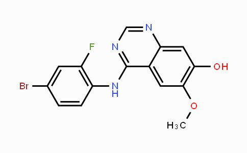 CAS No. 196603-96-0, 4-((4-Bromo-2-fluorophenyl)amino)-6-methoxyquinazolin-7-ol