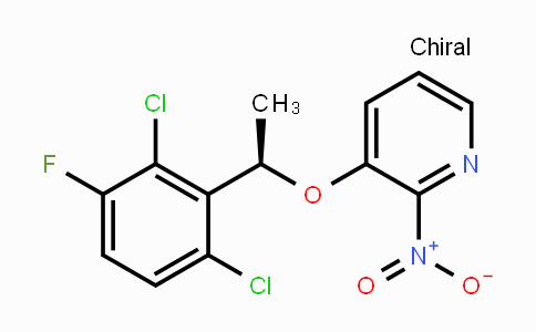 CAS No. 877397-70-1, (R)-3-(1-(2,6-Dichloro-3-fluorophenyl)-ethoxy)-2-nitropyridine