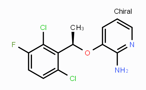 CAS No. 877397-71-2, (R)-3-(1-(2,6-Dichloro-3-fluorophenyl)-ethoxy)pyridin-2-amine
