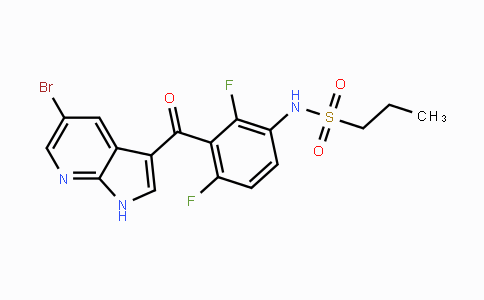MC115502 | 918504-27-5 | N-(3-(5-Bromo-1H-pyrrolo[2,3-b]pyridine-3-carbonyl)-2,4-difluorophenyl)propane-1-sulfonamide