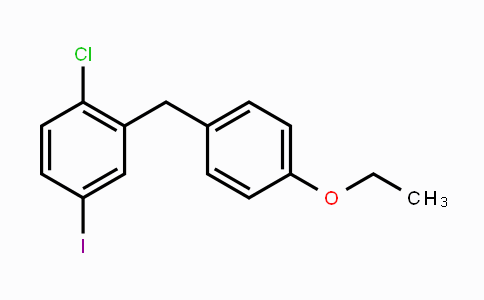 CAS No. 1103738-29-9, 1-Chloro-2-(4-ethoxybenzyl)-4-iodobenzene