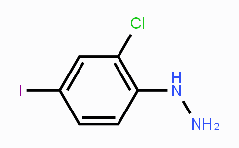CAS No. 29654-08-8, (2-Chloro-4-iodophenyl)hydrazine