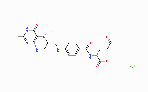 CAS No. 26560-38-3, Calcium 2-(4-(((2-amino-5-methyl-4-oxo-3,4,5,6,7,8-hexahydropteridin-6-yl)methyl)amino)benzamido)pentanedioate