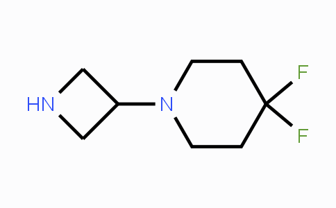 CAS No. 1257293-83-6, 1-(3-Azetidinyl)-4,4-difluoro-piperidine