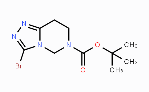 CAS No. 1449117-59-2, tert-Butyl 3-bromo-7,8-dihydro-[1,2,4]triazolo-[4,3-c]pyrimidine-6(5H)-carboxylate