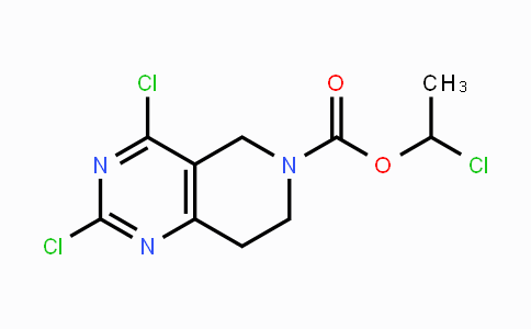 CAS No. 1201781-22-7, 1-Chloroethyl 2,4-dichloro-7,8-dihydropyrido-[4,3-d]pyrimidine-6(5H)-carboxylate
