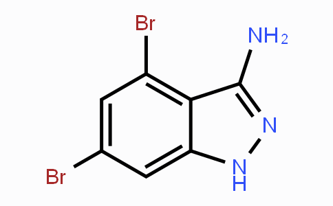 CAS No. 796970-45-1, 4,6-Dibromo-1H-indazol-3-amine