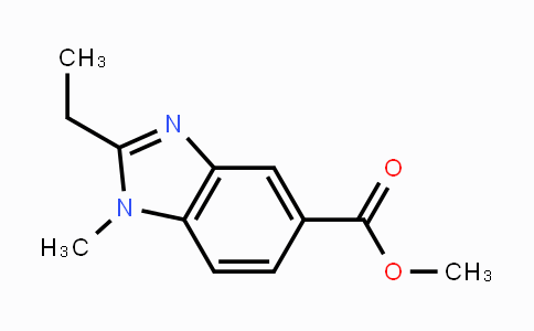 CAS No. 1565845-65-9, Methyl 2-ethyl-1-methyl-1H-1,3-benzodiazole-5-carboxylate