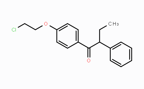 CAS No. 103628-22-4, 1-[4-(2-Chloroethoxy)phenyl]-2-phenylbutan-1-one