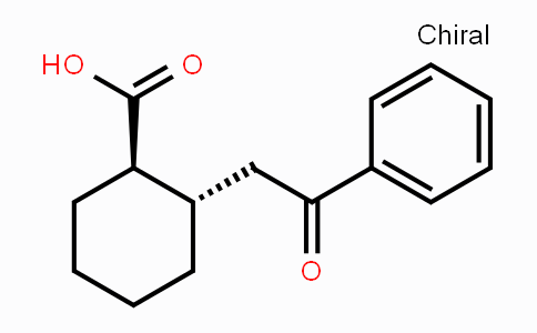 CAS No. 27866-86-0, trans-2-(2-Oxo-2-phenylethyl)cyclohexane-1-carboxylic acid