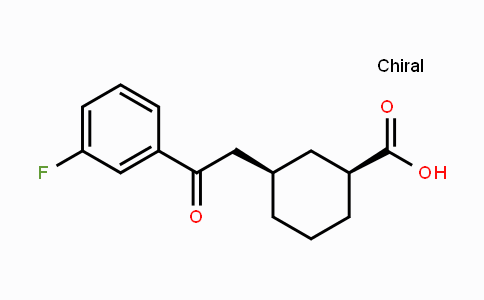 735275-18-0 | cis-3-[2-(3-Fluorophenyl)-2-oxoethyl]-cyclohexane-1-carboxylic acid
