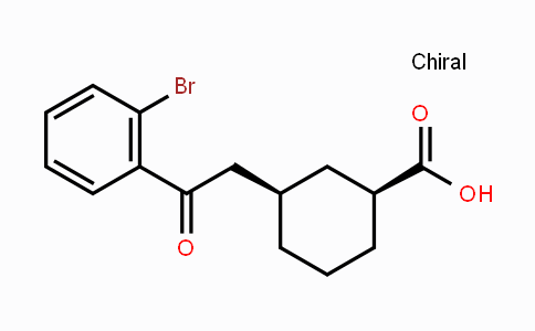 735275-20-4 | cis-3-[2-(2-Bromophenyl)-2-oxoethyl]-cyclohexane-1-carboxylic acid