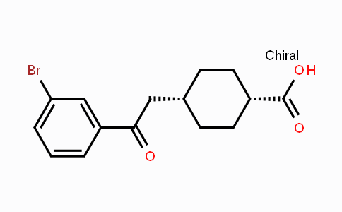 735275-56-6 | cis-4-[2-(3-Bromophenyl)-2-oxoethyl]-cyclohexane-1-carboxylic acid