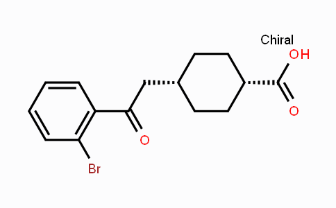 CAS No. 735275-62-4, cis-4-[2-(2-Bromophenyl)-2-oxoethyl]-cyclohexane-1-carboxylic acid