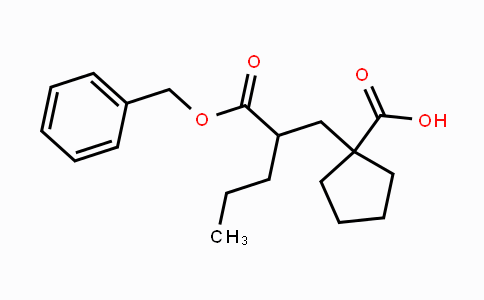 CAS No. 118786-36-0, 1-[3-(Benzyloxy)-3-oxo-2-propylpropyl]-cyclopentane-1-carboxylic acid