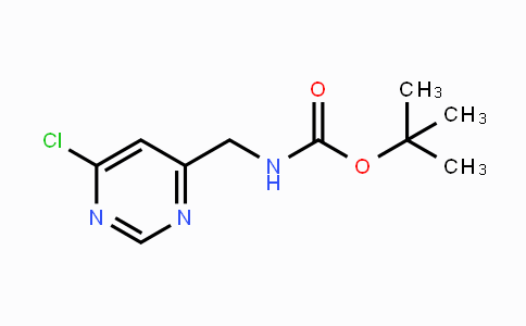 CAS No. 1389264-32-7, tert-Butyl N-[(6-chloropyrimidin-4-yl)methyl]carbamate