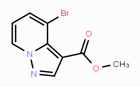 CAS No. 1062368-71-1, Methyl 4-bromopyrazolo-[1,5-a]pyridine-3-carboxylate
