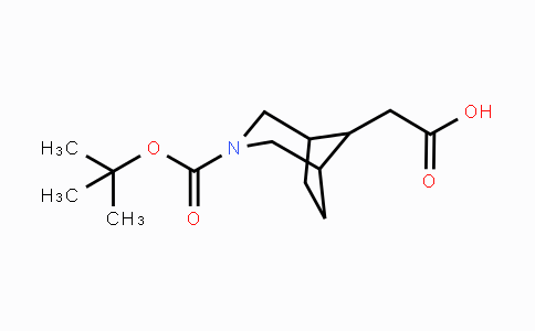 CAS No. 1250996-75-8, 2-(3-(tert-Butoxycarbonyl)-3-azabicyclo-[3.2.1]octan-8-yl)acetic acid